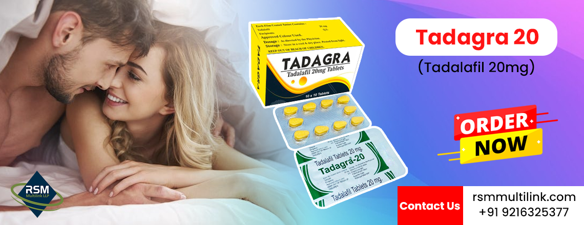 Experience Freedom with Tadagra 20 for ED