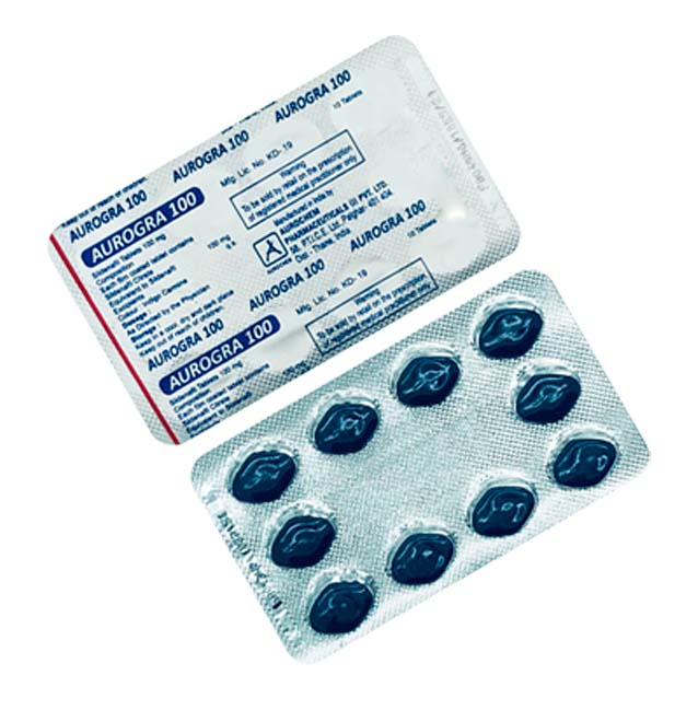 Aurogra 100  (Sildenafil citrate 100mg)