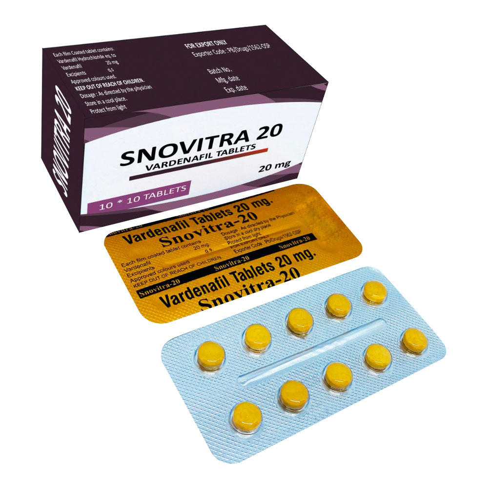 Snovitra 20 (Vardenafil 20mg)