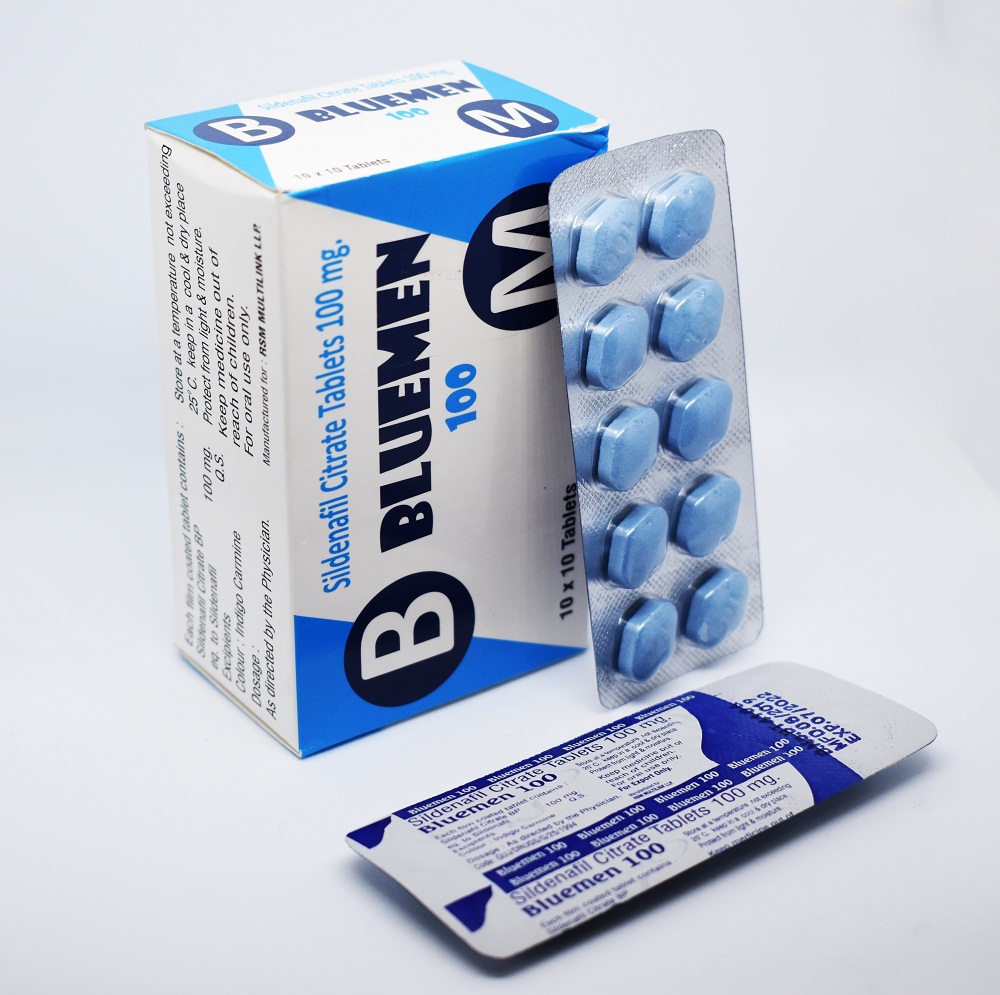 Bluemen 100 (Sildenafil Citrate 100mg)