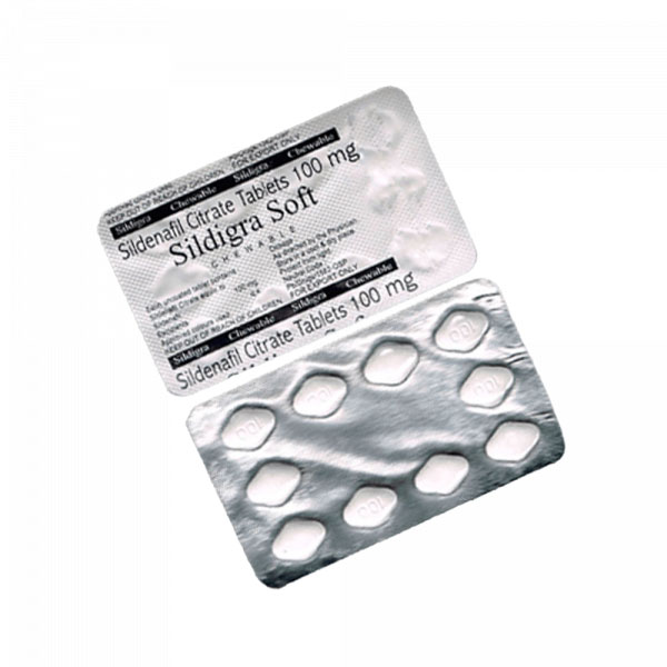 Sildigra Soft (Sildenafil Soft 100mg Chewable Mint Flavour)