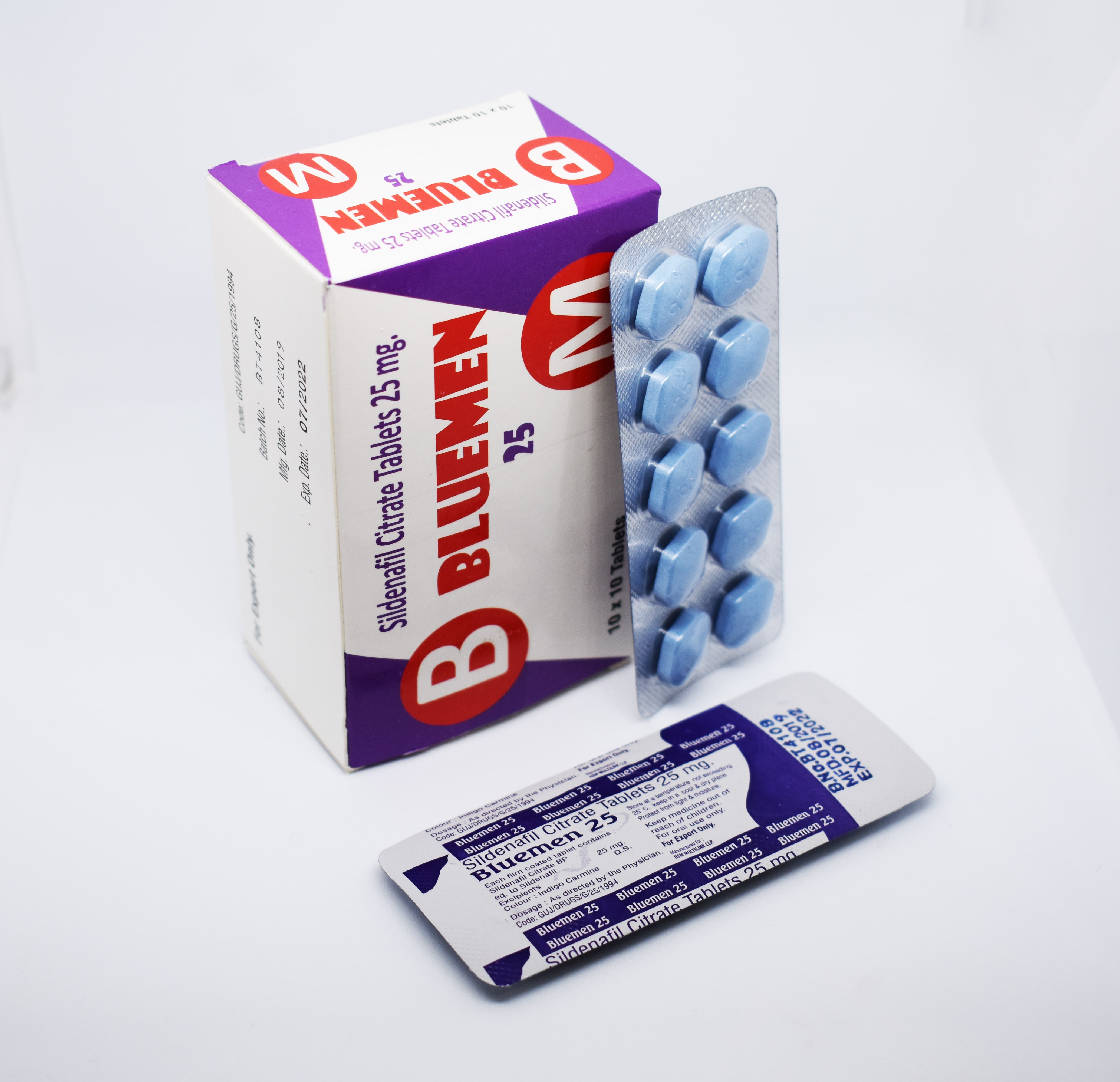 Bluemen 25 (Sildenafil 25mg)